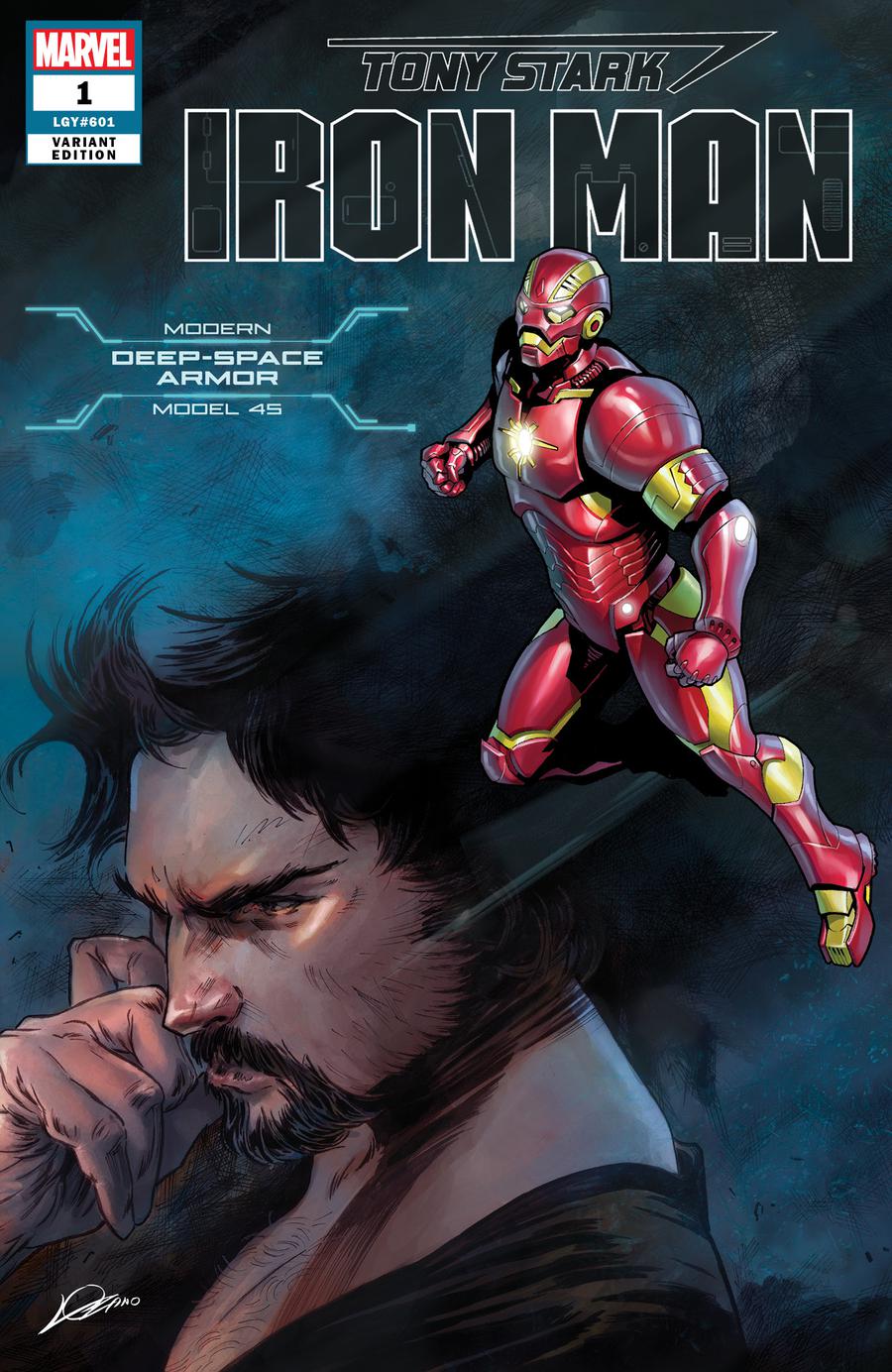 Tony Stark Iron Man #1 Model 45 Modern Deep Space Armor Edition (Lozano) [2018]