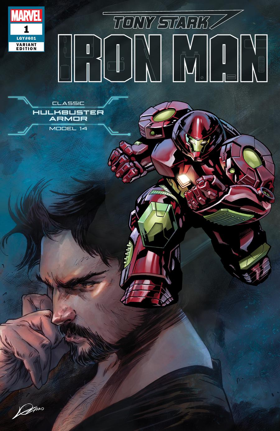 Tony Stark Iron Man #1 Model 14 Classic Hulkbuster Armor Edition (Lozano) [2018]