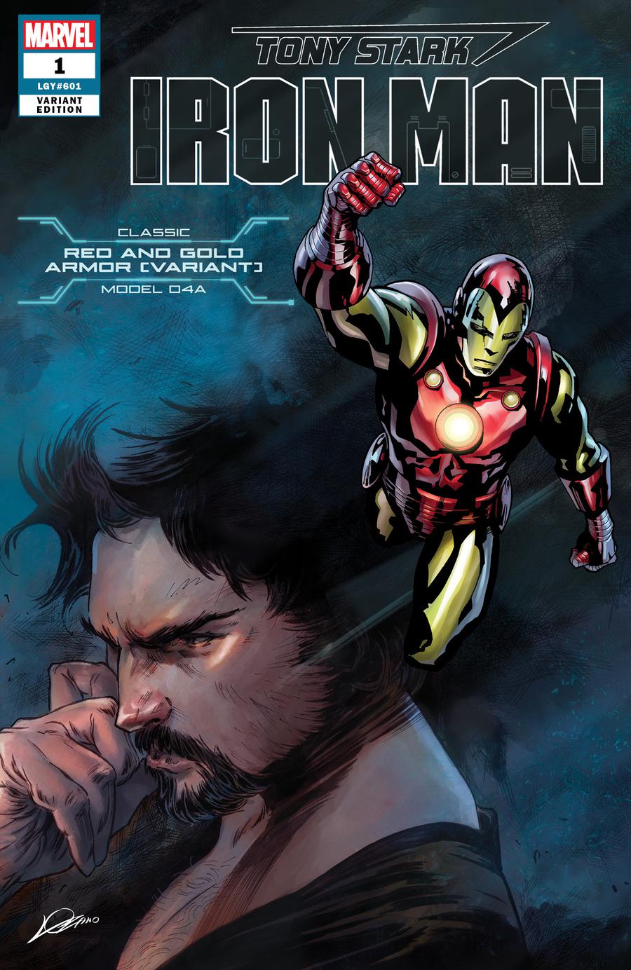 Tony Stark Iron Man #1 Model 04A Classic Red and Gold Armor Variant Edition (Lozano) [2018]