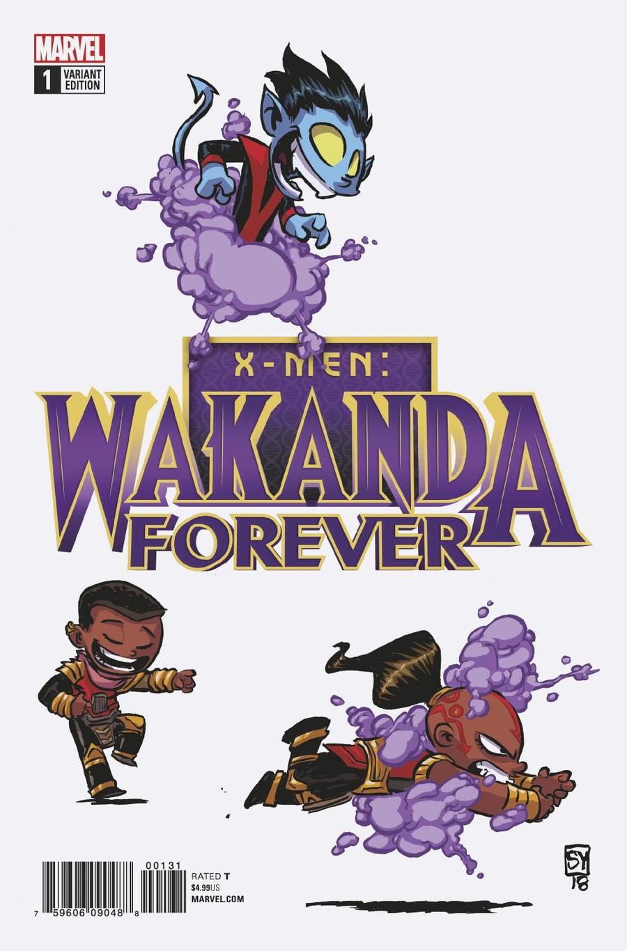 Wakanda Forever: X-Men #1 Variant Edition (Young) [2018]