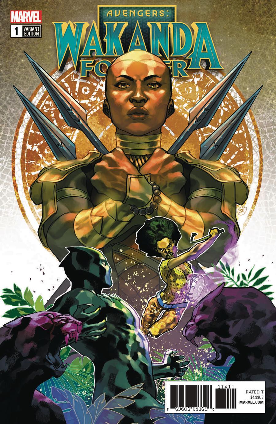 Wakanda Forever: Avengers #1 Connecting Variant Edition (Putri) [2018]