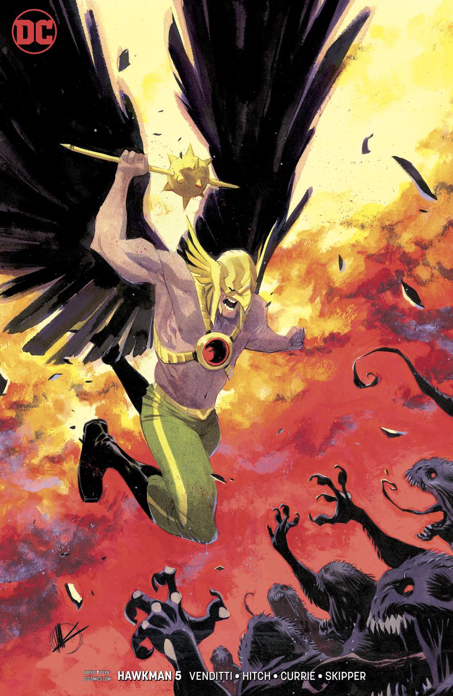 Hawkman #5 Variant Edition (Scalera) [2018]