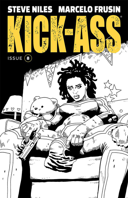 Kick-Ass #8 Black & White Cover Edition [2018]