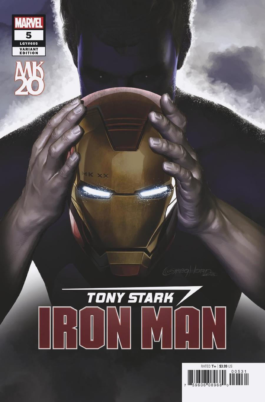 Tony Stark Iron Man #5 Variant Edition (Horn) [2018]