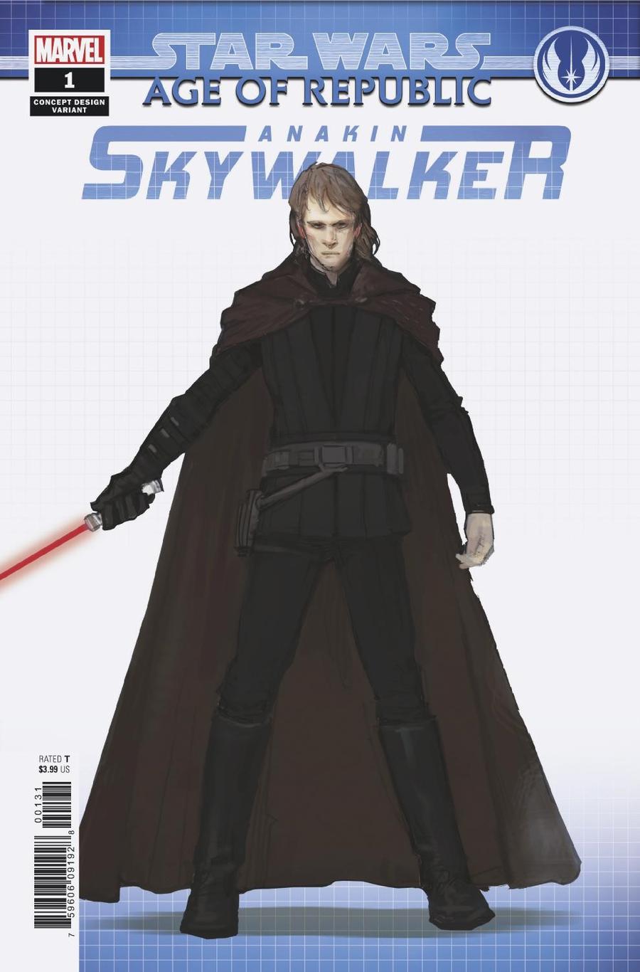 Star Wars Age of Republic: Anakin Skywalker #1 Variant Edition (Concept Design) [2019]