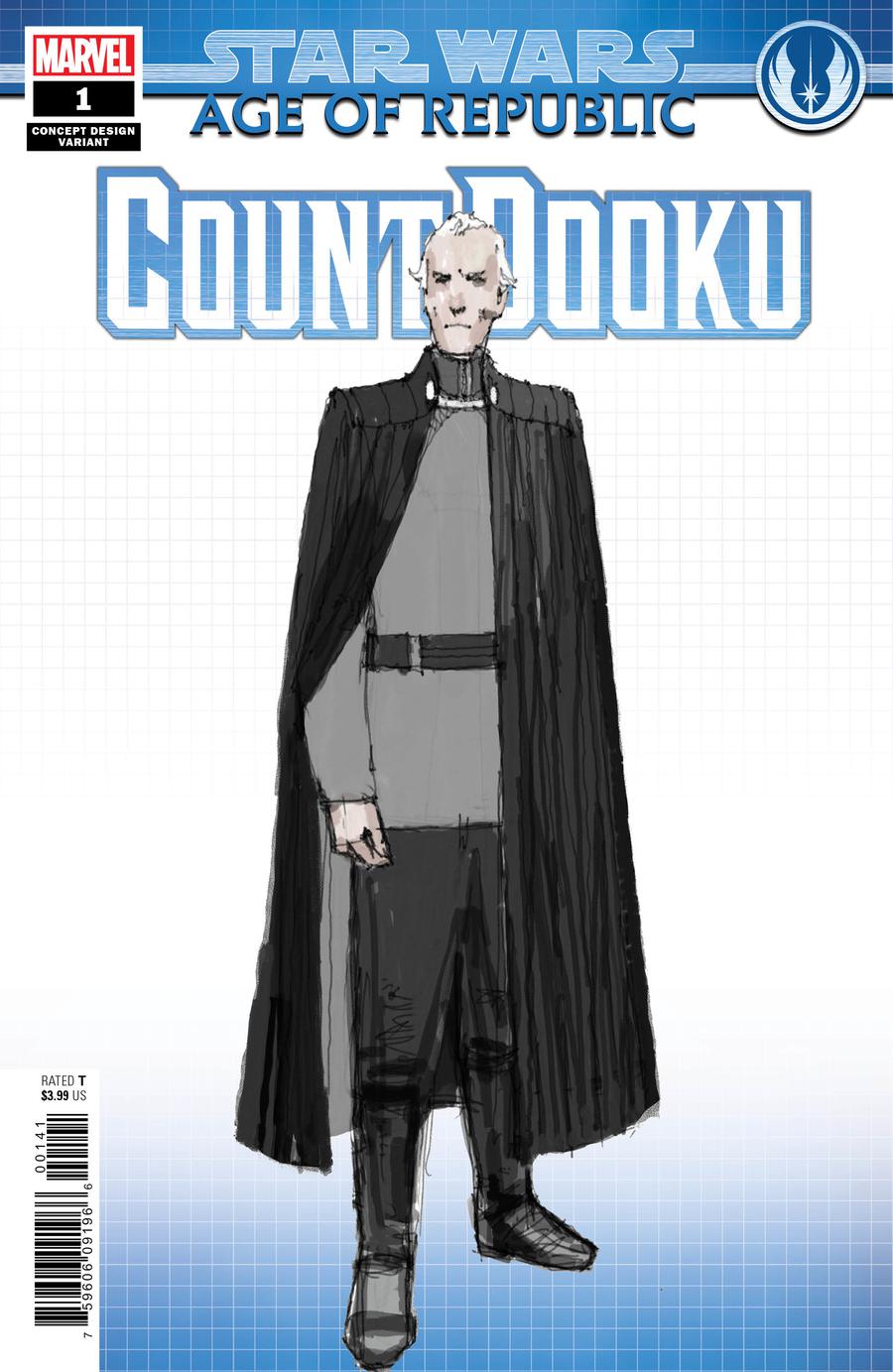 Star Wars Age of Republic: Count Dooku #1 Variant Edition (Concept Design) [2019]