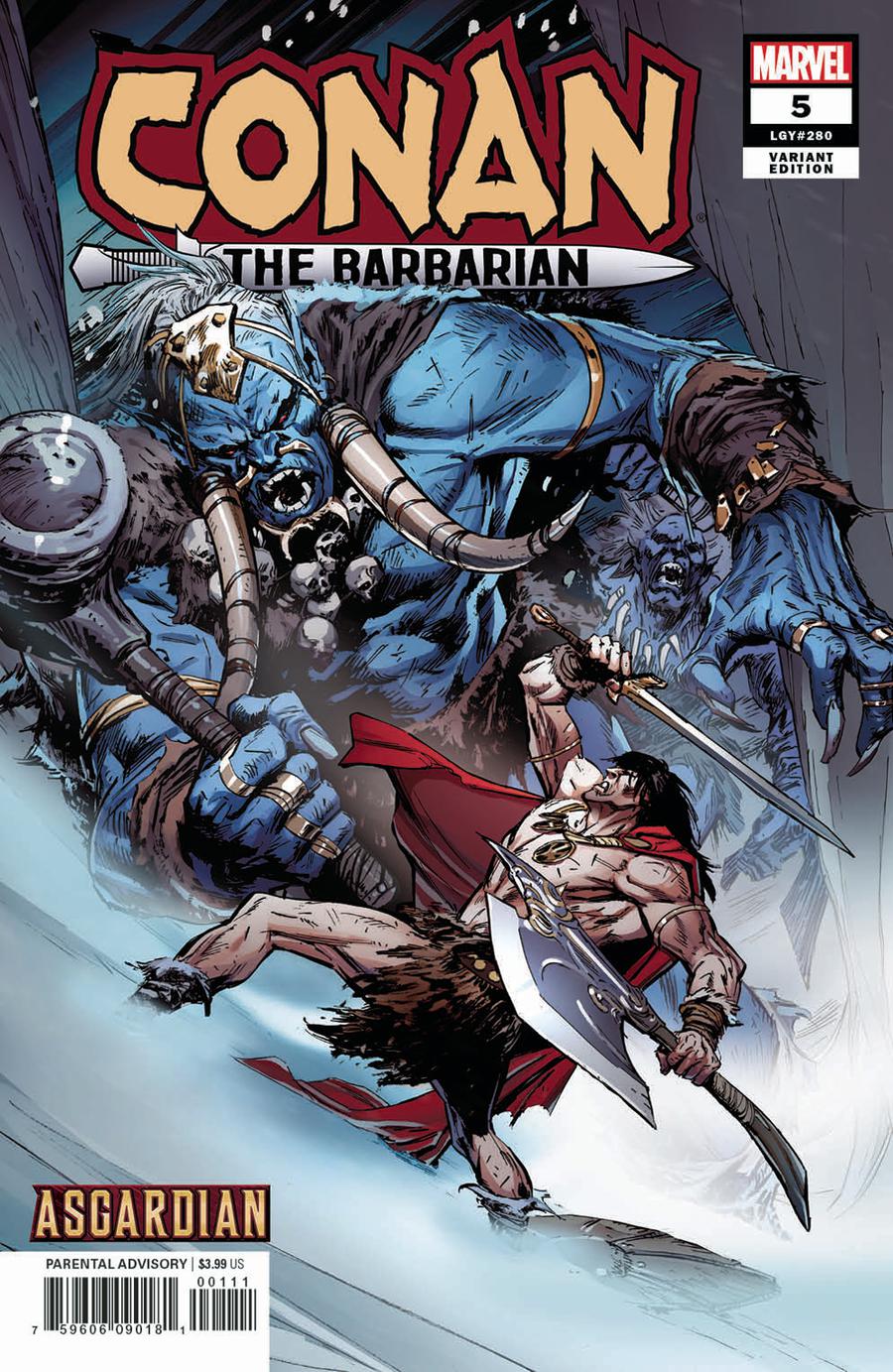 Conan The Barbarian #5 Variant Edition (Guice) [2019]