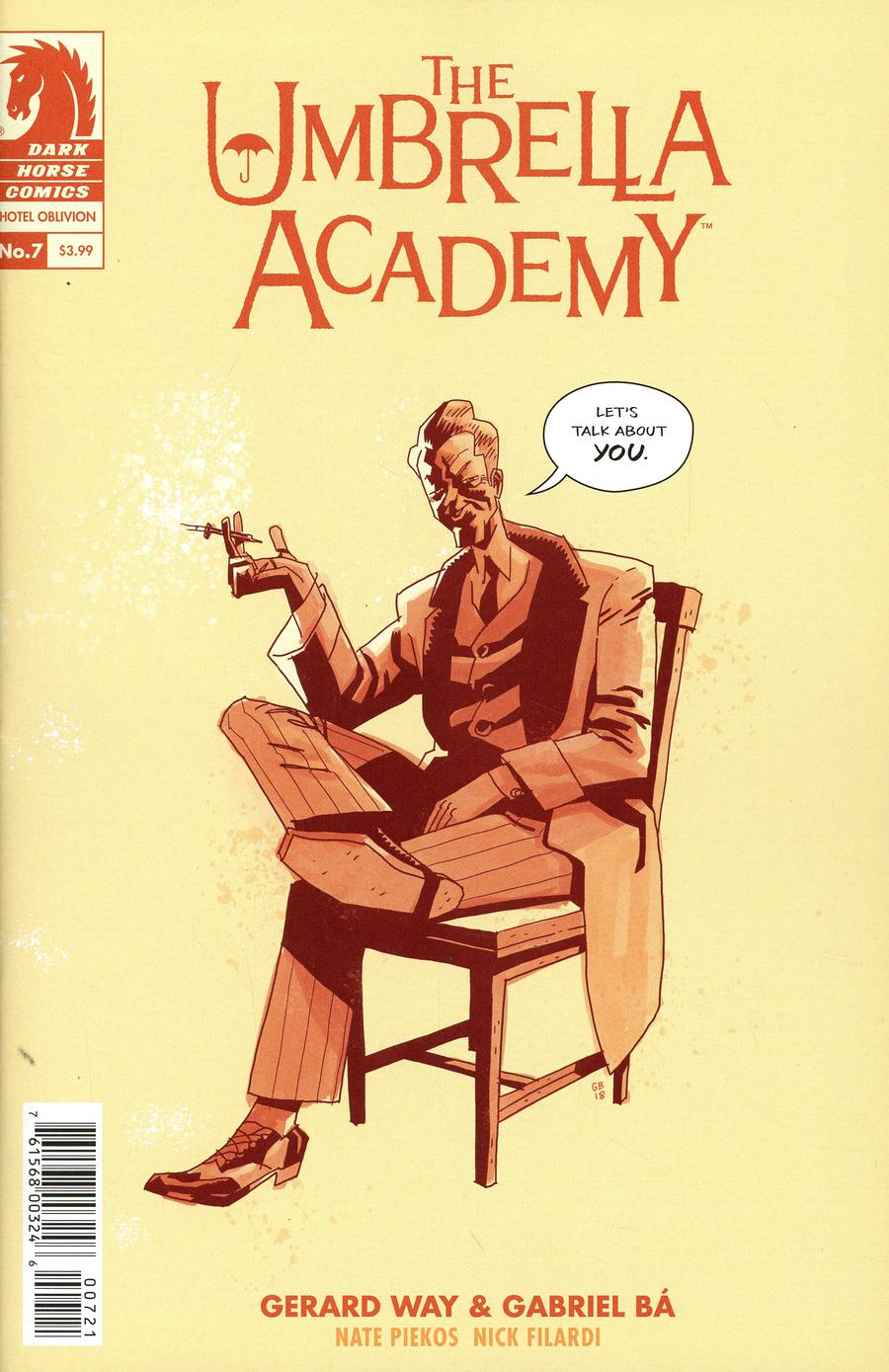 Umbrella Academy Hotel Oblivion #7 Variant Edition (Ba) [2019]