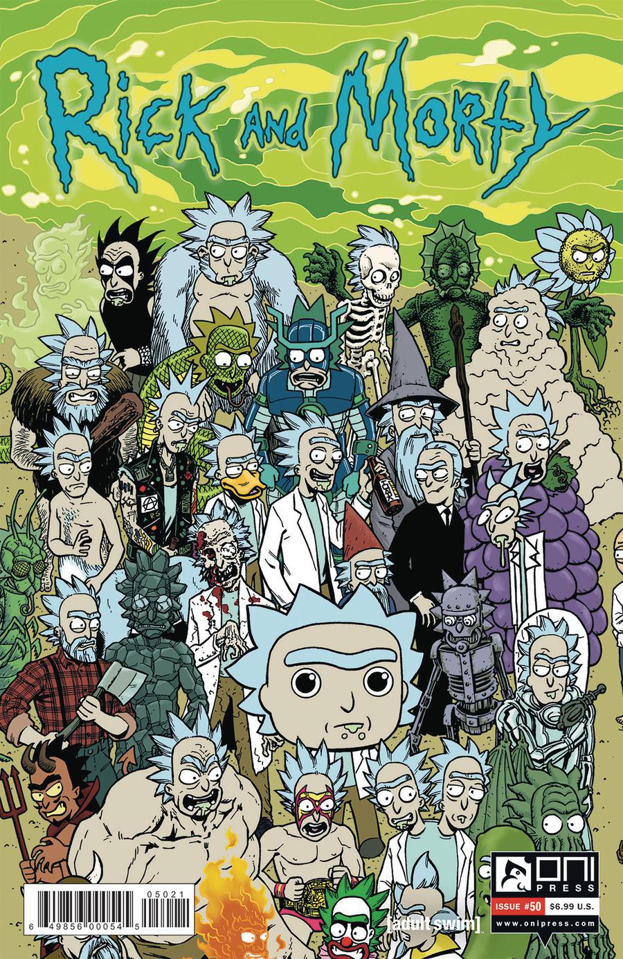 Rick & Morty #50 Connecting Variant Edition B [2019]