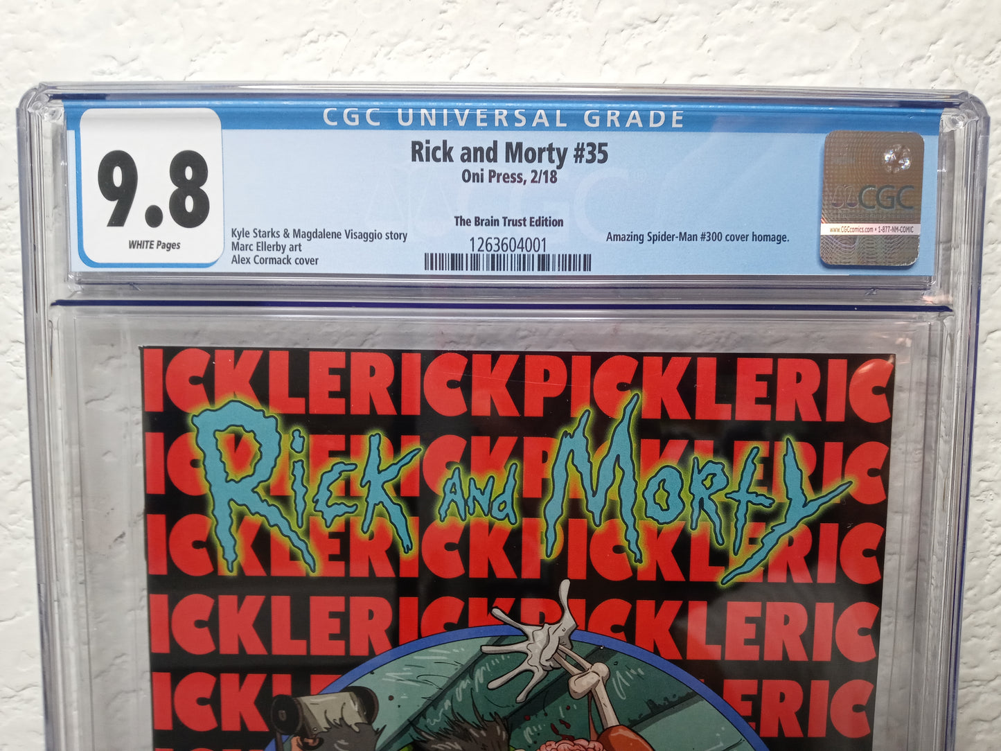 CGC 9.8 - Rick & Morty #35 The Brain Trust Edition [2018]