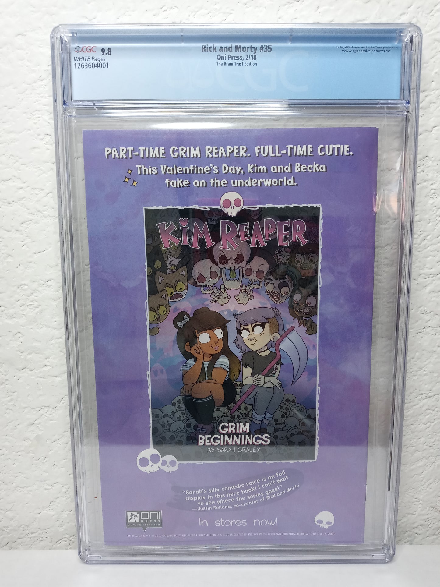 CGC 9.8 - Rick & Morty #35 The Brain Trust Edition [2018]