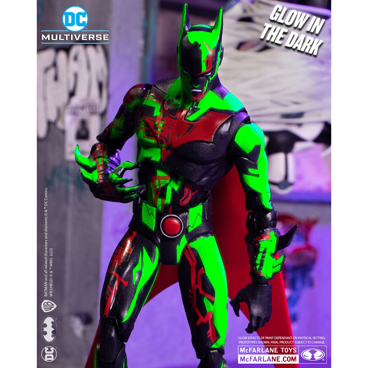 DC Multiverse Batman Beyond Glow In The Dark Exclusive