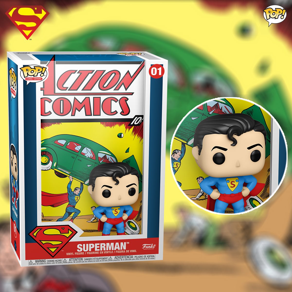 Pop! Comic Covers 01 Action Comics No. 1 Superman