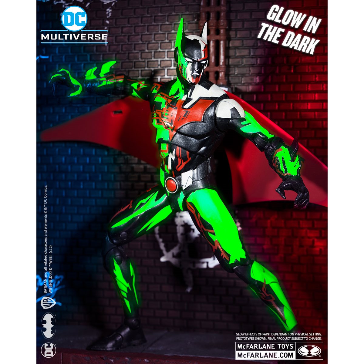 DC Multiverse Batman Beyond Glow In The Dark Exclusive