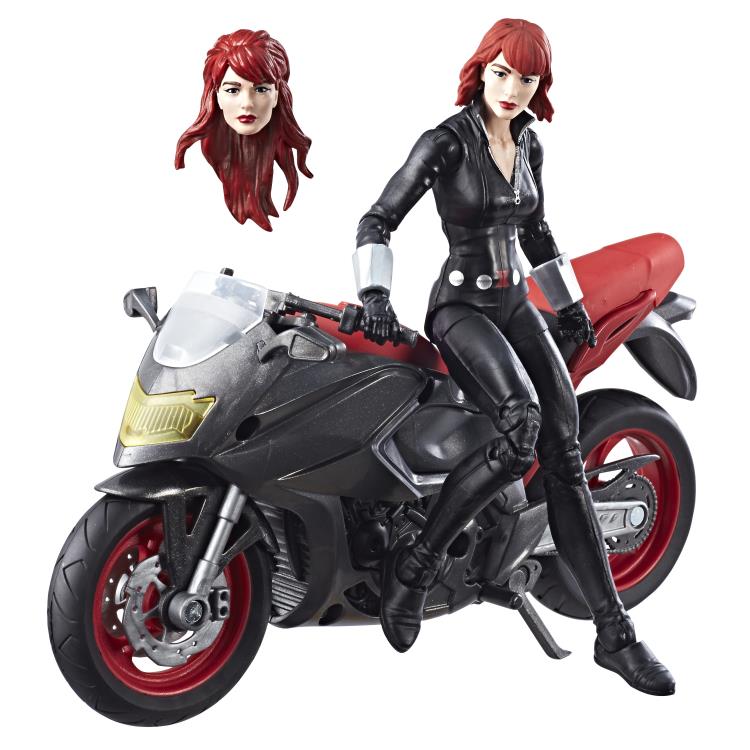 Marvel Legends Ultimate Riders Wave Black Widow with Motorcycle