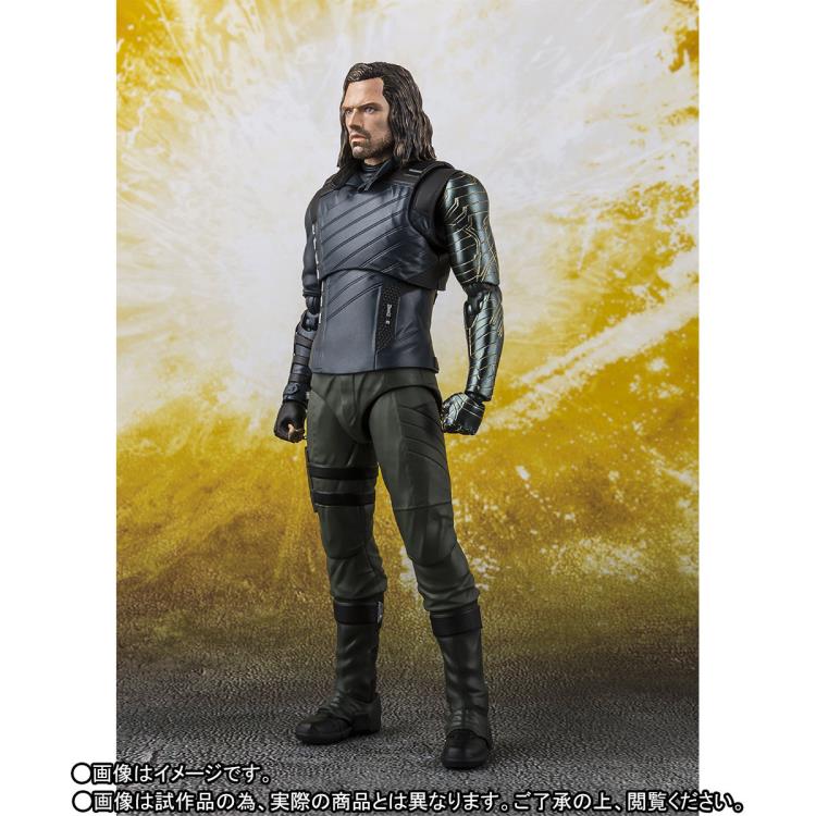 Avengers Infinity War Winter Soldier Bucky Barnes W/ Tamashii Effects S.H.Figuarts