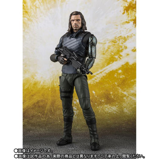 Avengers Infinity War Winter Soldier Bucky Barnes W/ Tamashii Effects S.H.Figuarts