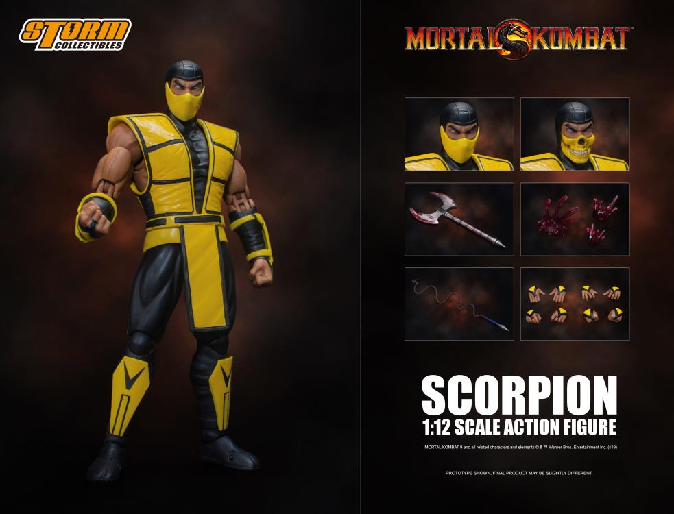 Mortal Kombat 3 Scorpion 1/12 Scale Figure