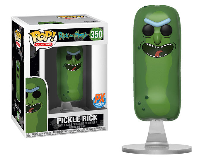 POP! Animation 350 Rick & Morty: Pickle Rick (No Limbs) PX Previews Exclusive