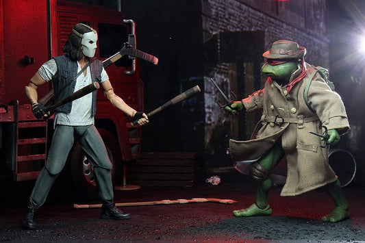 Teenage Mutant Ninja Turtles (1990) Casey Jones & Raphael (in Disguise) 7" Figures