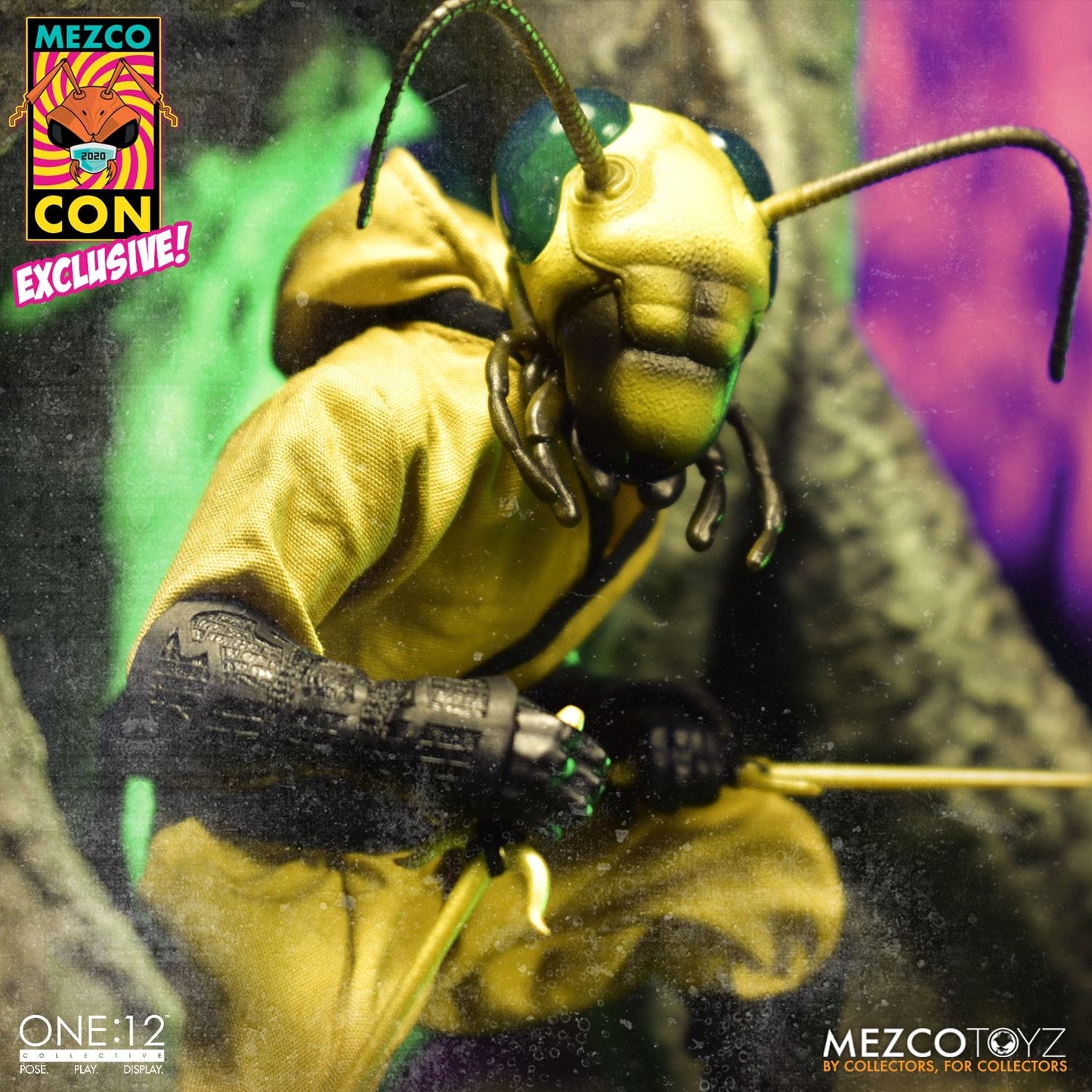 Mezco Con Booth-In-A-Box One:12 Collective Gomez - The Clan of The Golden Dragon Edition XXL Swag Set