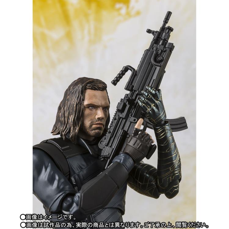 Avengers Infinity War Winter Soldier Bucky Barnes W/ Tamashii Effects S.H.Figuarts