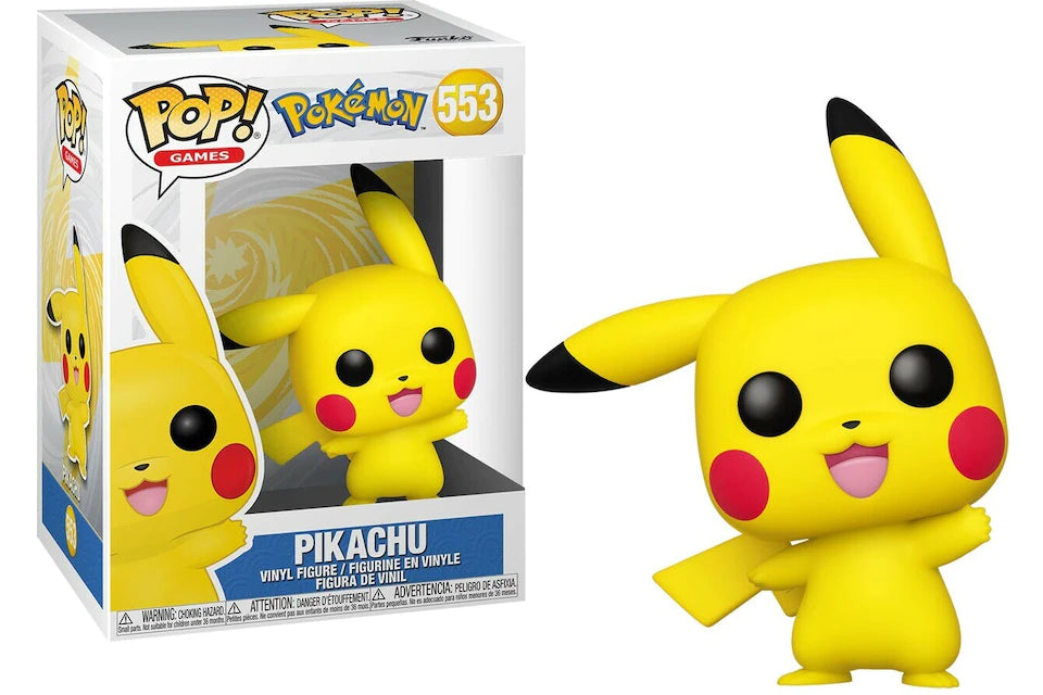 Pop! Games 553 Pokemon: Pikachu (Waving)