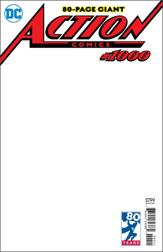 Action Comics #1000 Blank Cover Edition [2018]
