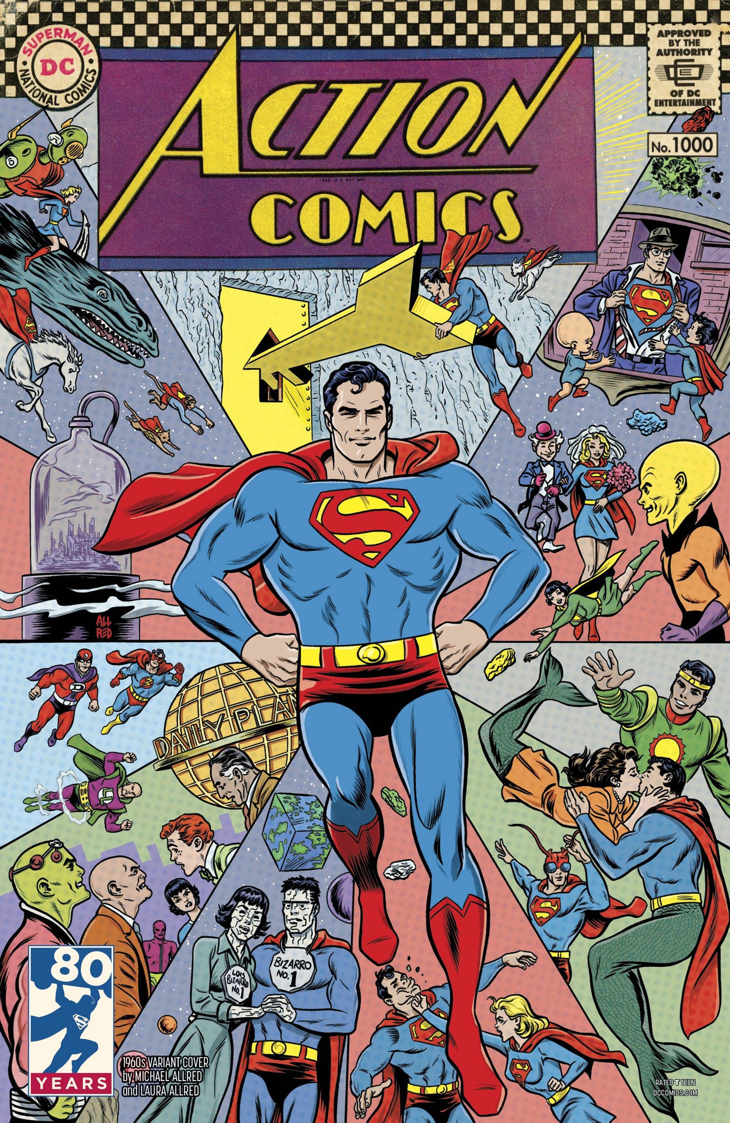 Action Comics #1000 1960's Variant Edition (Allred) [2018]