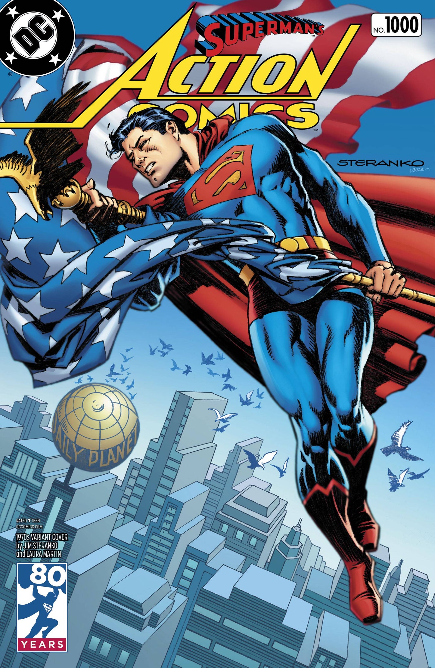 Action Comics #1000 1970's Variant Edition (Steranko) [2018]
