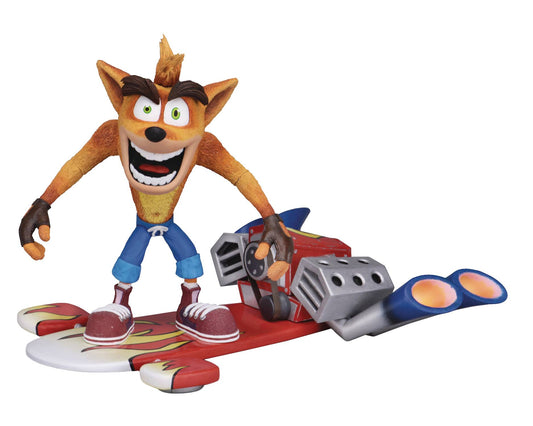 Crash Bandicoot w/ Hoverboard Deluxe Figure Set