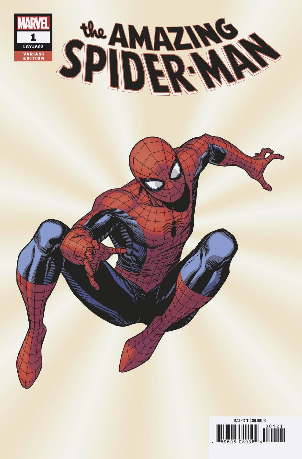Amazing Spider-Man Vol.5 #01 (LGY #802) Variant Edition (Cheung) [2018]