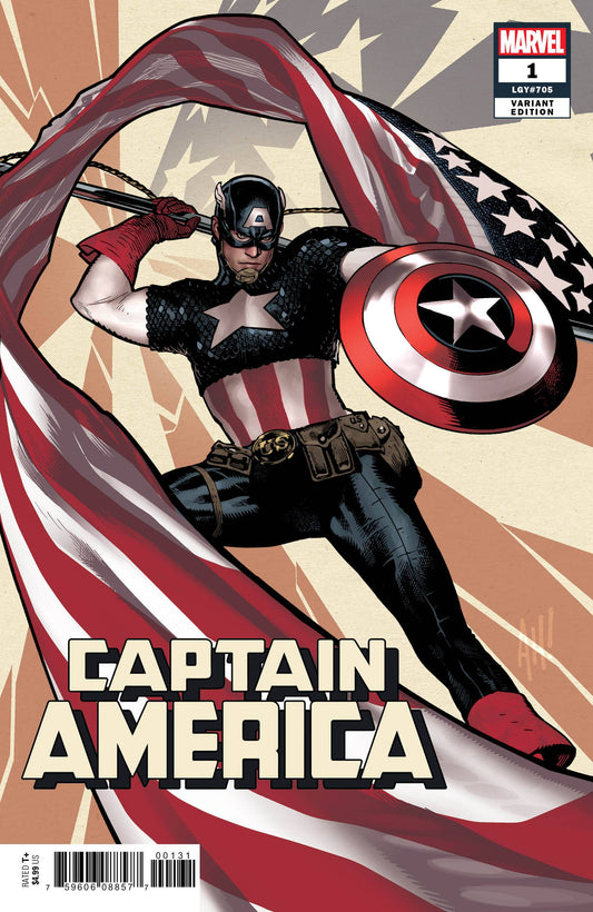 Captain America Vol.9 #01 Variant Edition (Hughes) [2018]