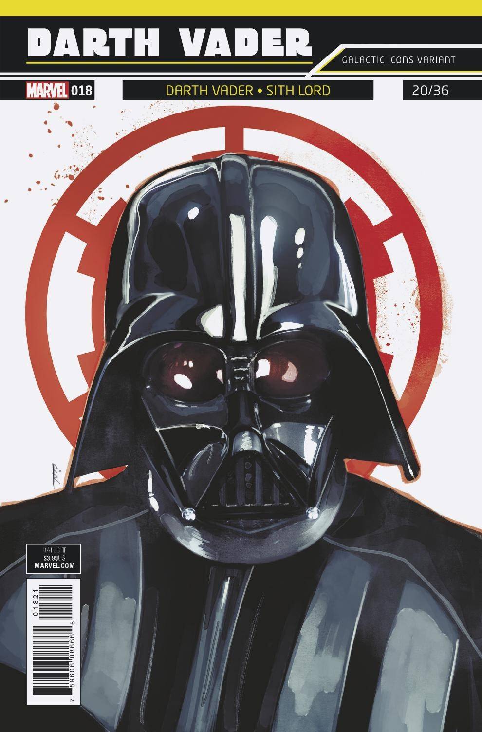 Star Wars: Darth Vader #18 Galactic Icons Variant Edition (Reis) [2018]