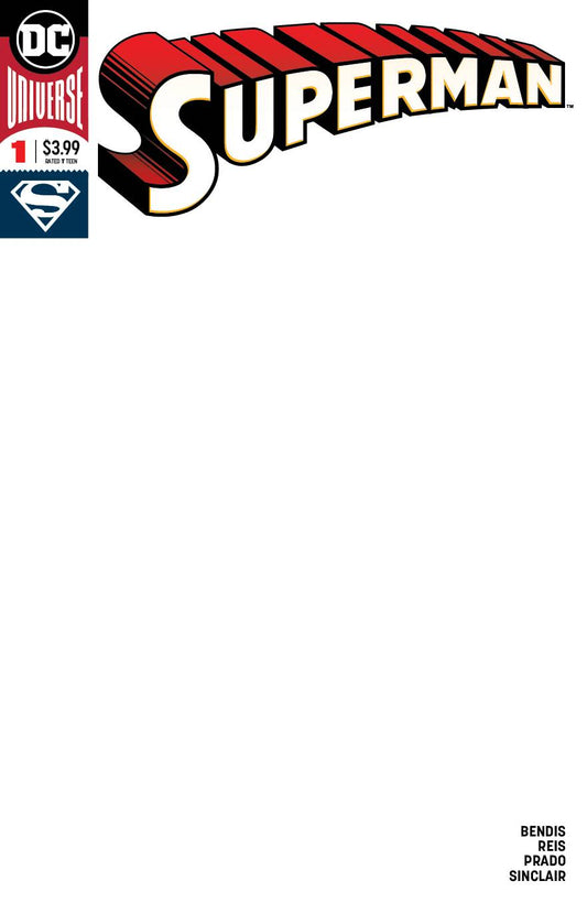 Superman #1 Blank Cover Edition [2018]