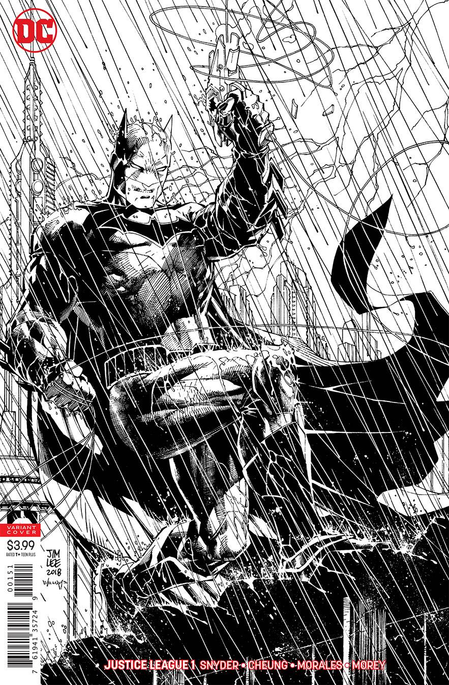 Justice League #1 Jim Lee Inks Only Variant Edition (Lee) [2018]