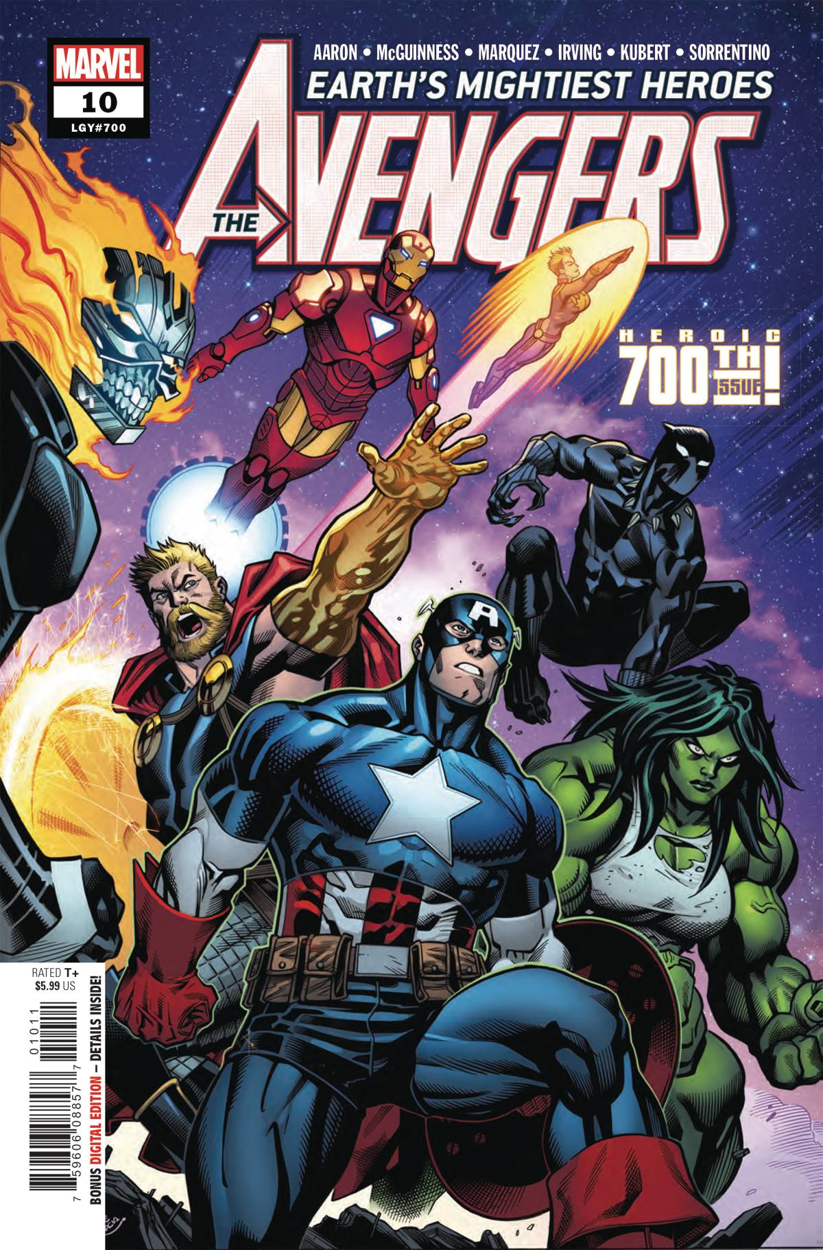 Avengers #10 (LGY #700) [2018]