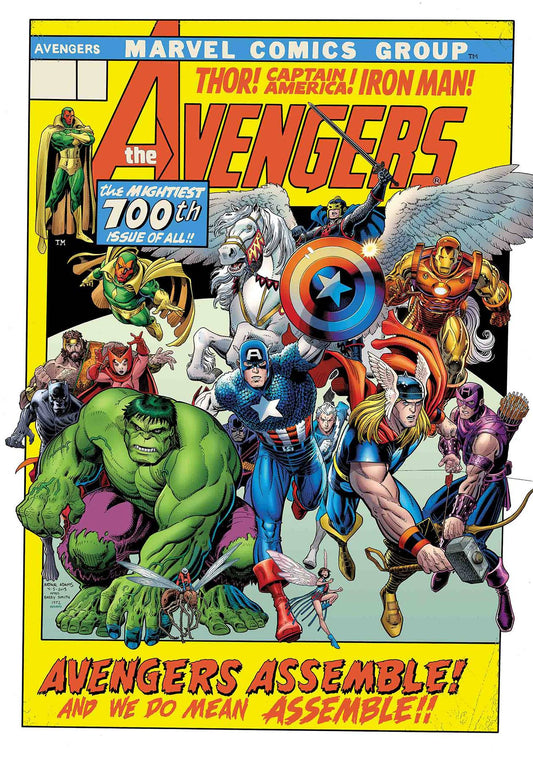 Avengers #10 (LGY #700) Ratio Variant 1:50 (Adams) [2018]