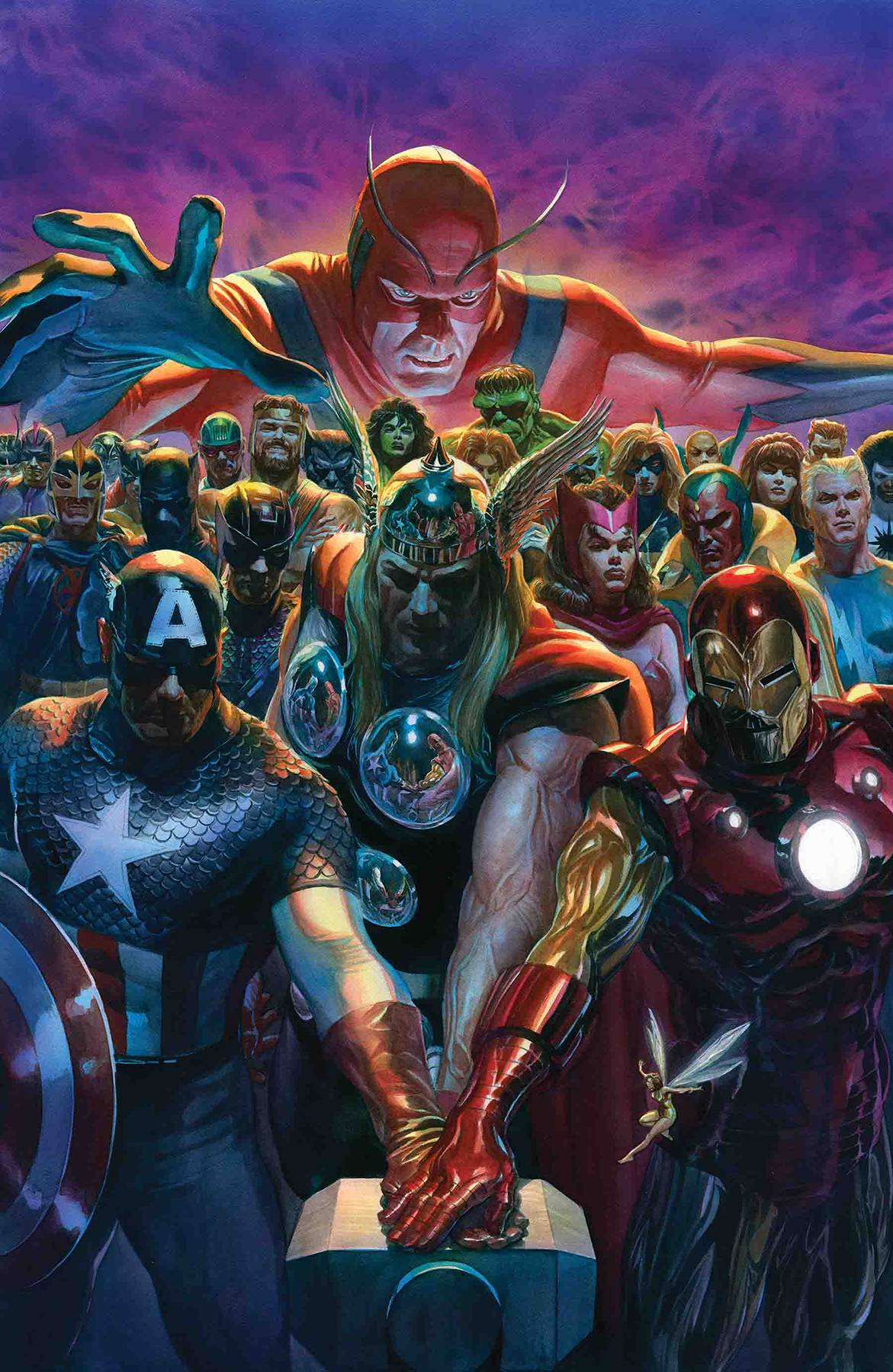 Avengers #10 (LGY #700) Ratio Variant 1:50 (Alex Ross) [2018]