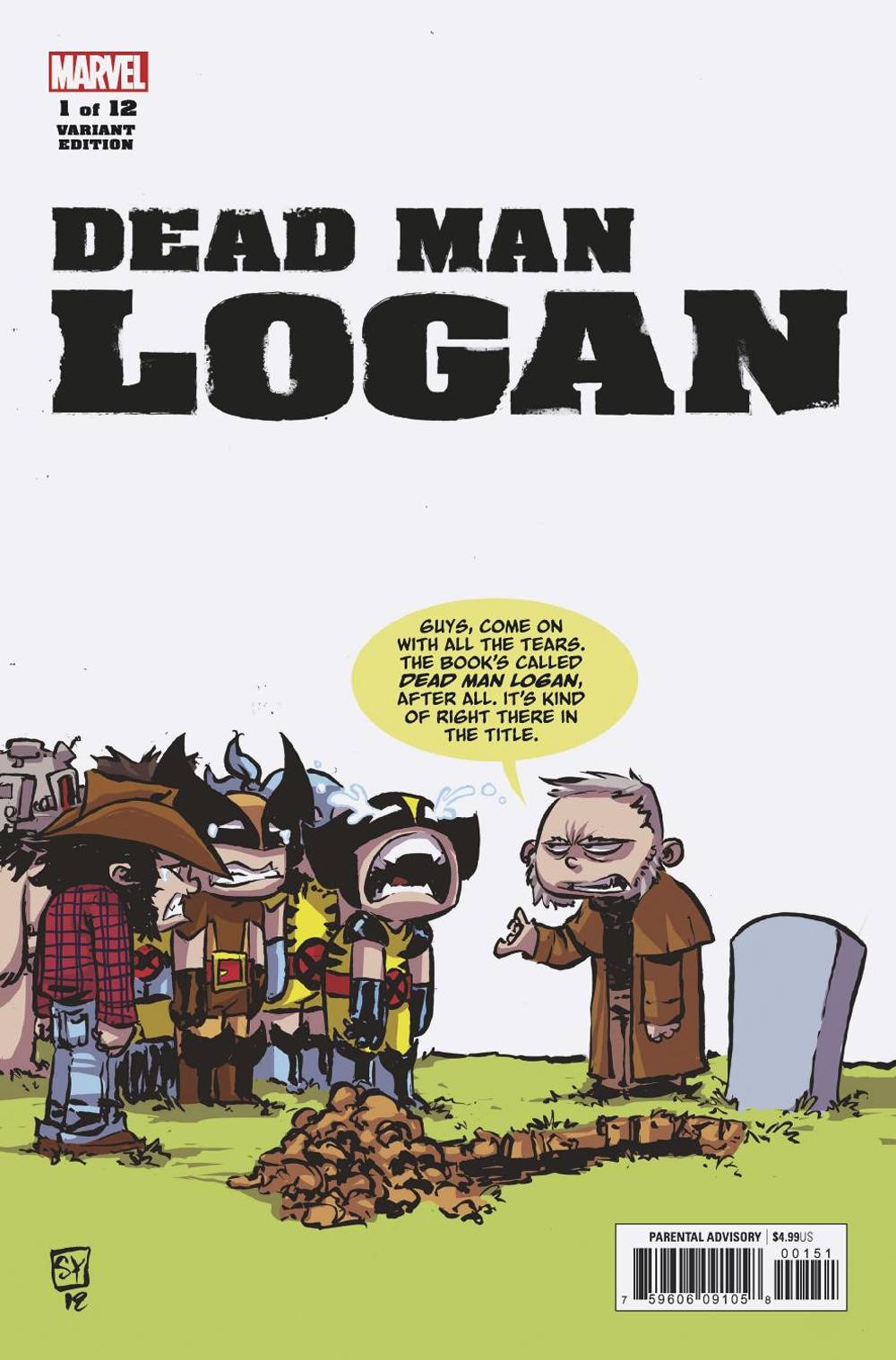 Dead Man Logan #1 (of 12) Variant Edition (Young) [2018]