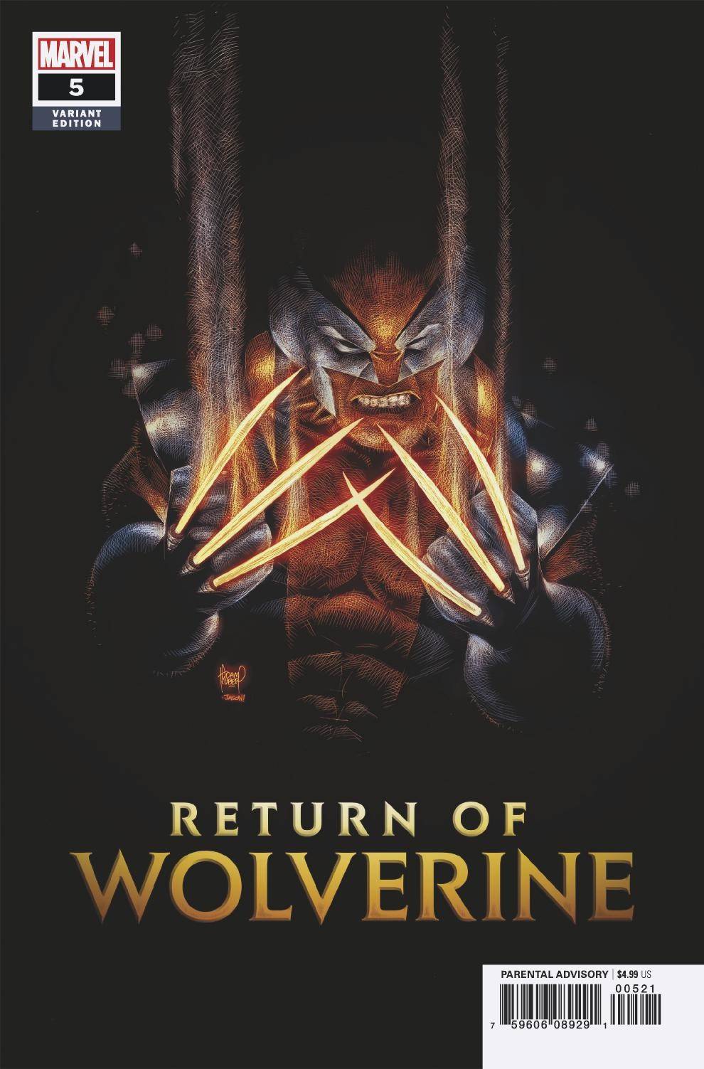 Return of Wolverine #5 (of 5) Variant Edition (Kubert) [2019]
