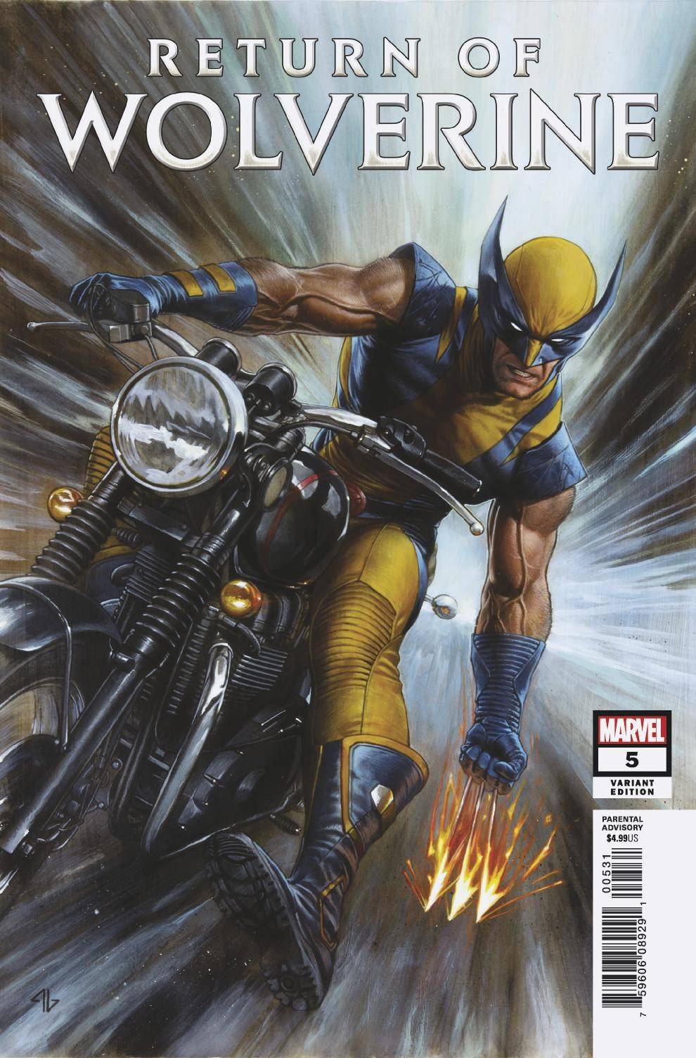 Return of Wolverine #5 (of 5) Incentive Variant Edition (Granov) [2019]