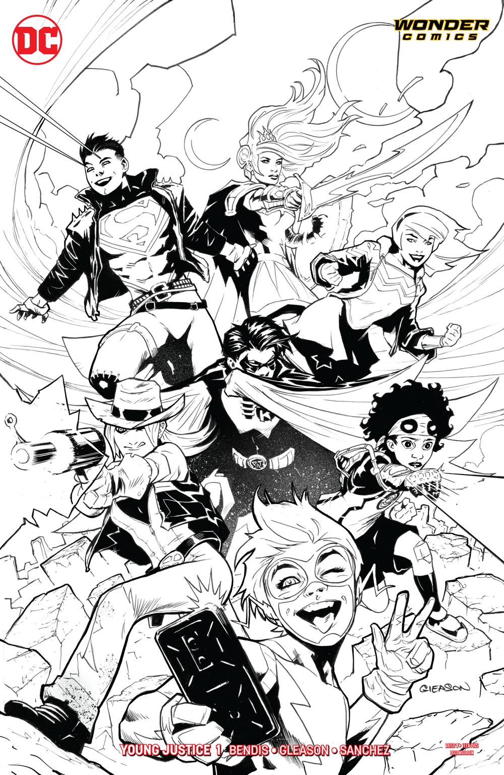 Young Justice #1 Variant Edition (Gleason) [2019]
