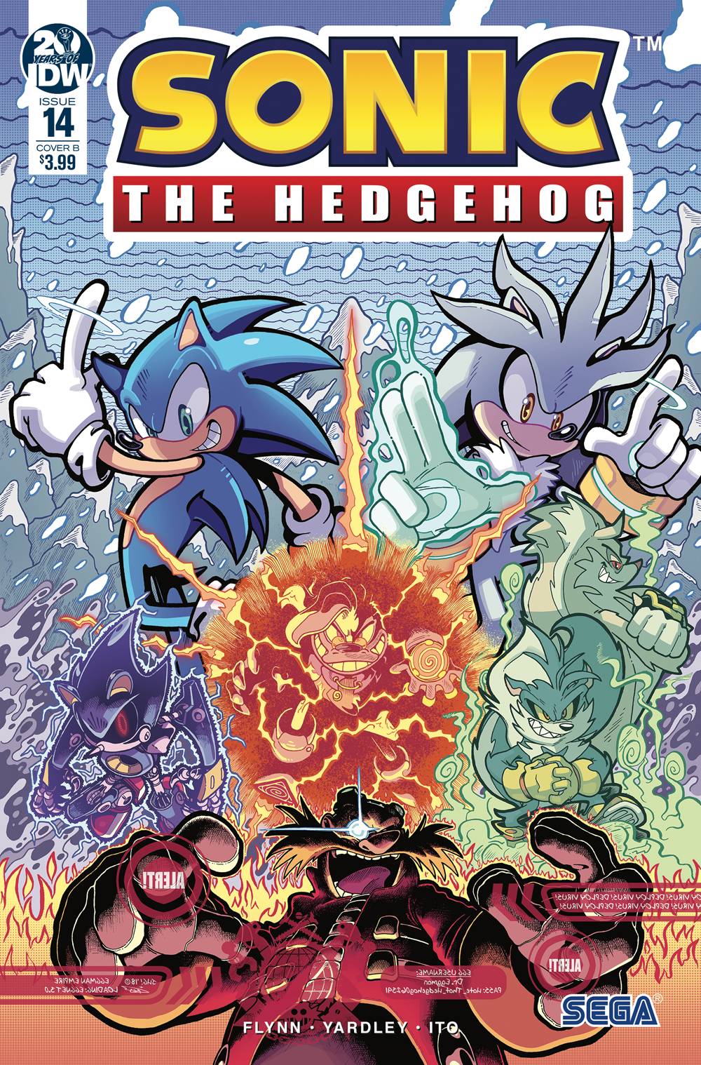 Sonic The Hedgehog #14 Cover B (Gray) [2019]