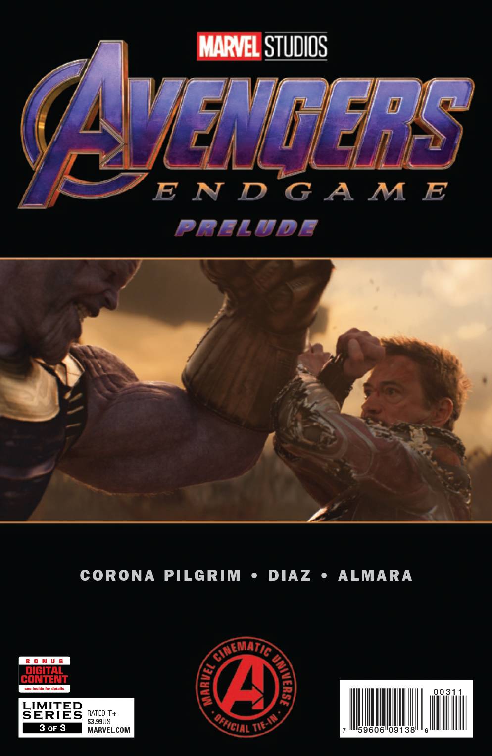 Marvel's Avengers Endgame Prelude #3 (of 3) [2019]