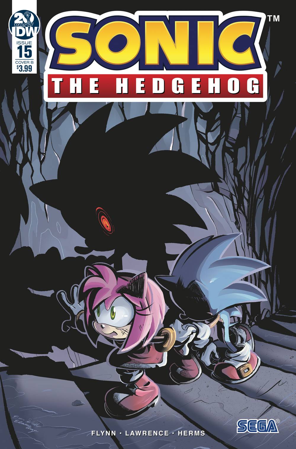 Sonic The Hedgehog #15 Cover B (Skelly) [2019]