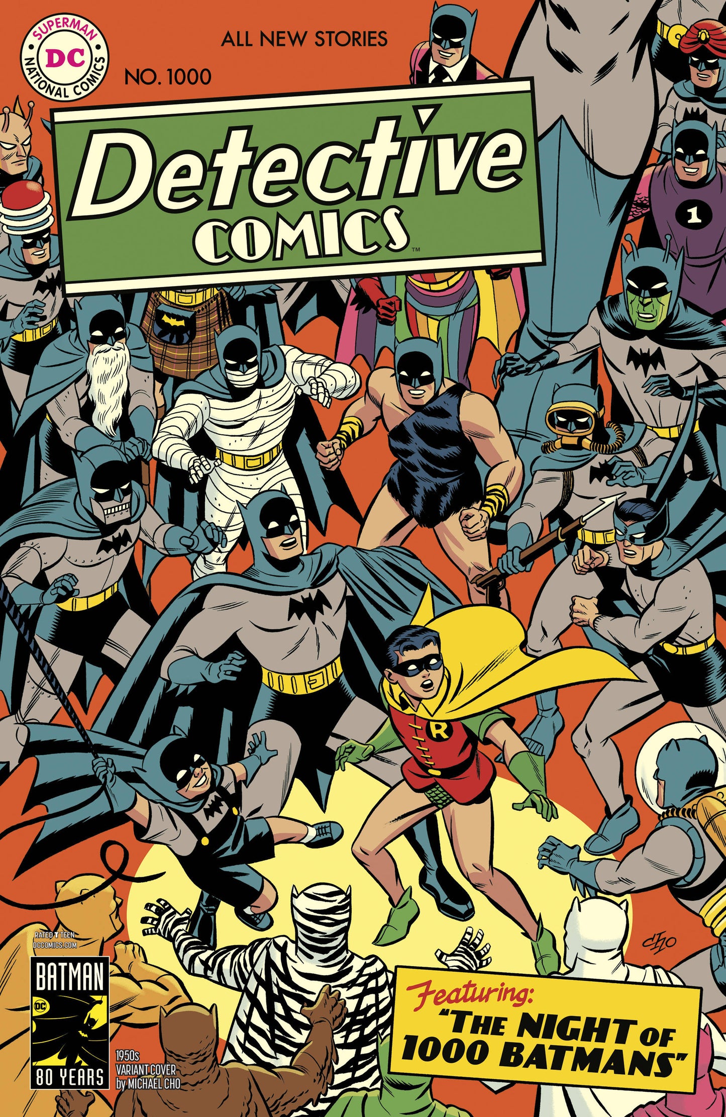 Detective Comics #1000 1950's Variant Edition (Cho) [2019]