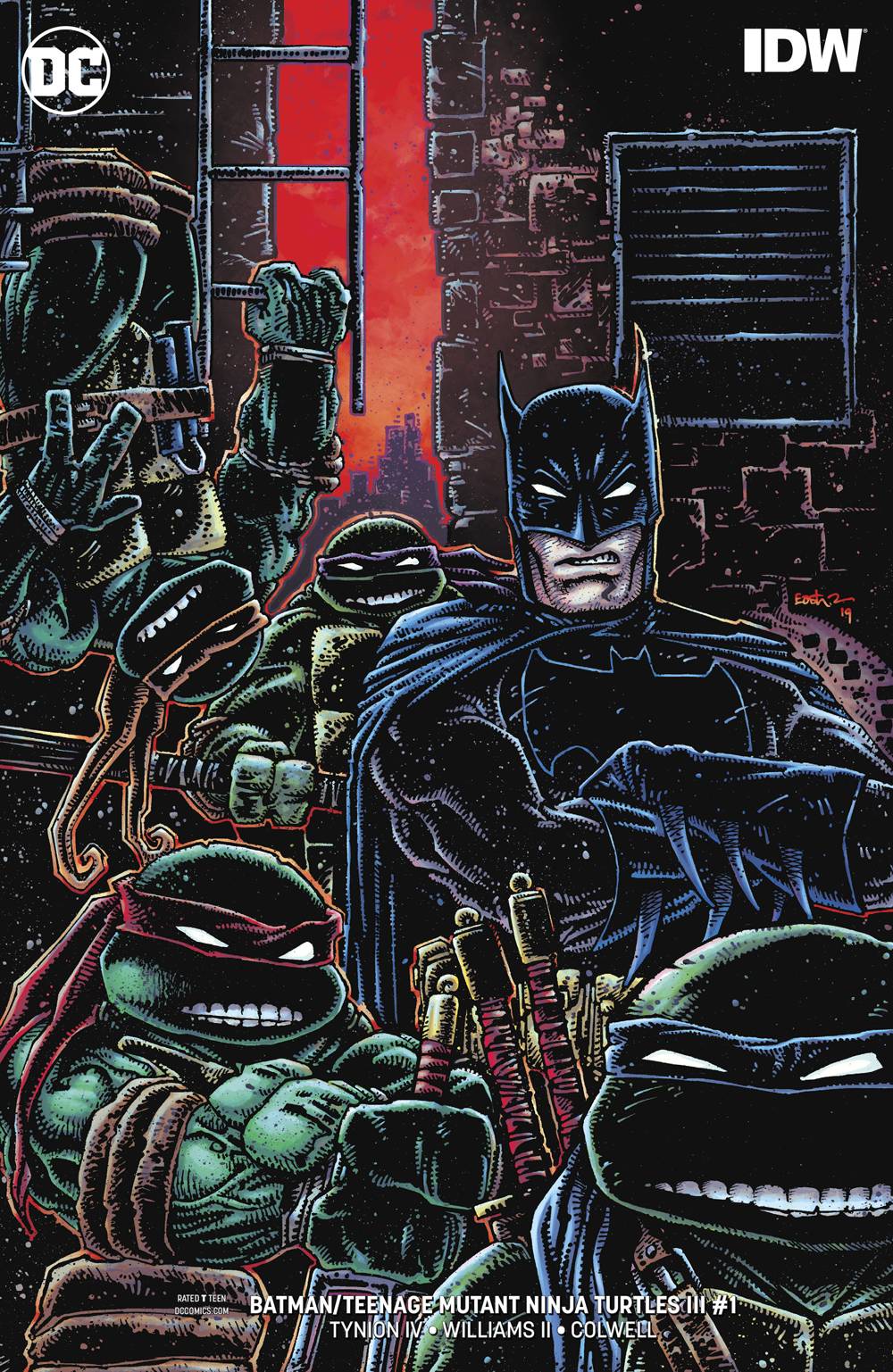 Batman Teenage Mutant Ninja Turtles III #1 (of 6) Variant Edition (Eastman) [2019]