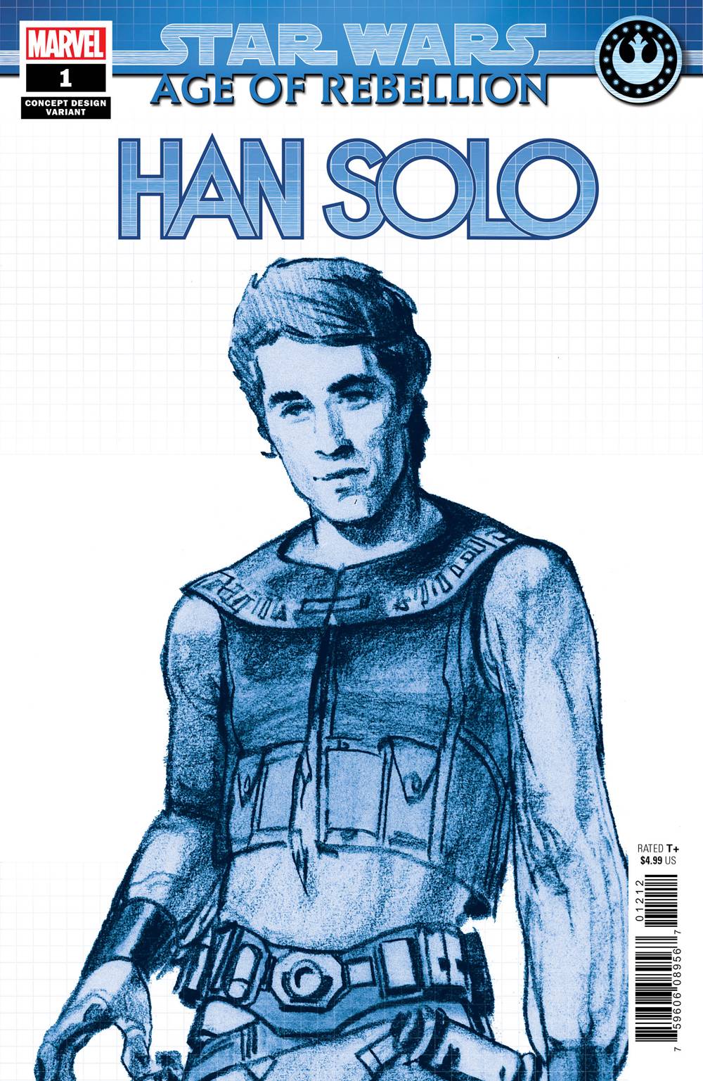 Star Wars Age of Rebellion: Han Solo #1 Concept Variant Edition [2019]