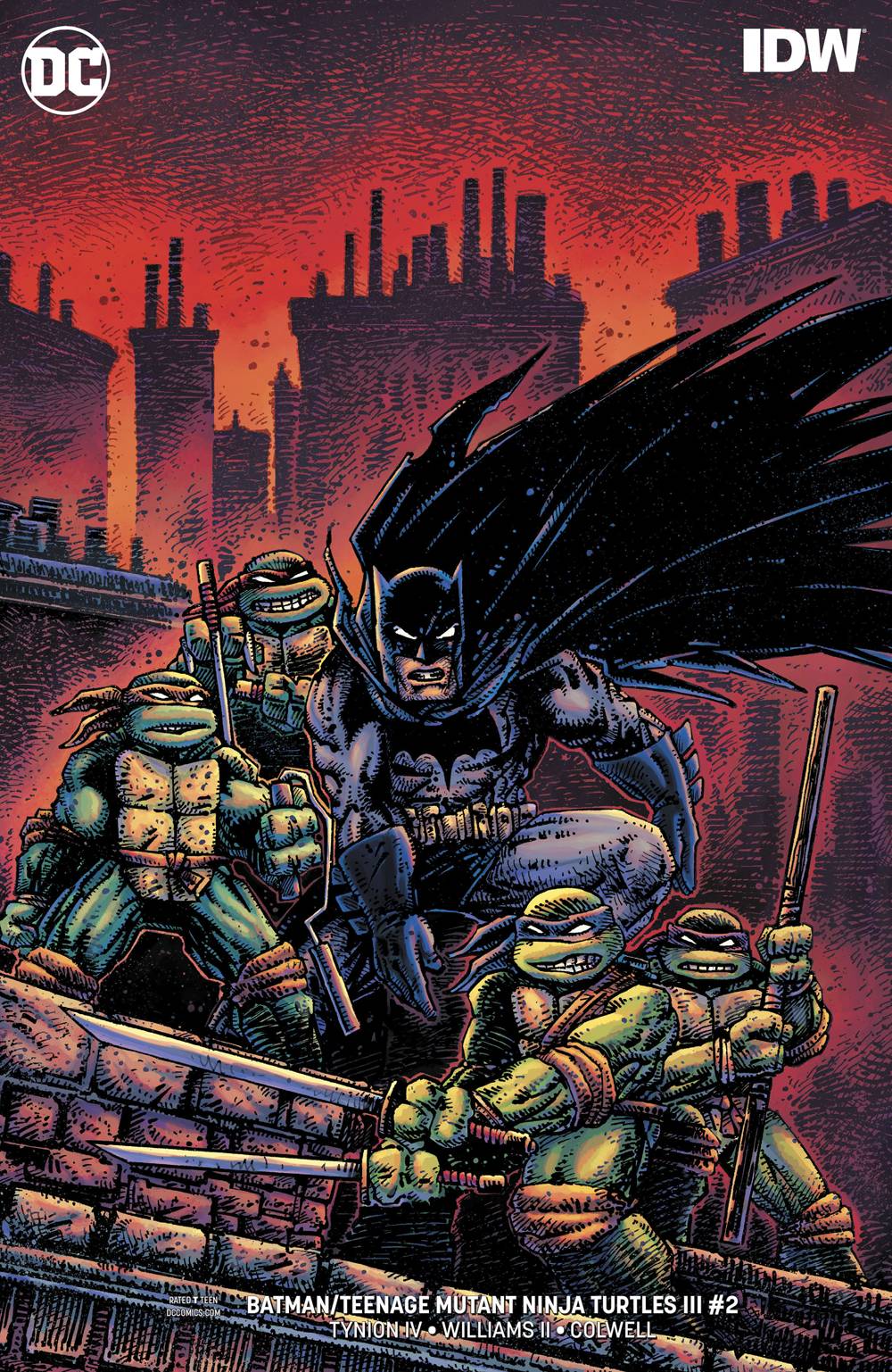Batman Teenage Mutant Ninja Turtles III #2 (of 6) Variant Edition (Eastman) [2019]